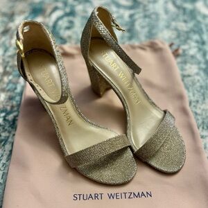 Stuart Weitzman Gold Sandals